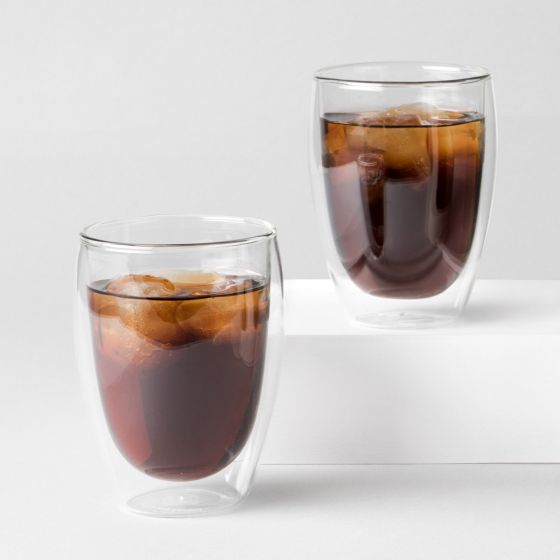 PAVINA 2 pcs glass, double wall, medium, 0.35 l, 12 oz,