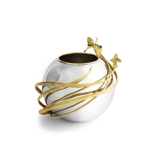 Black Iris Rose Bowl Vase