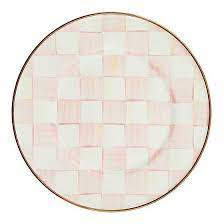 Rosy Check Enamel Plate