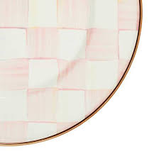 Rosy Check Enamel Plate