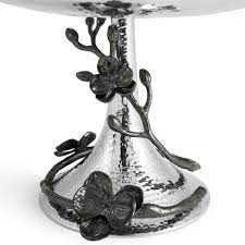 Black Orchid Footed Centrepiece Bowl