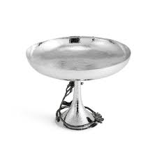 Black Orchid Footed Centrepiece Bowl