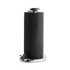 Black Orchid Paper Towel Holder