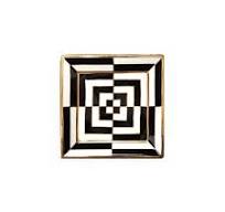 Op Art Square Tray