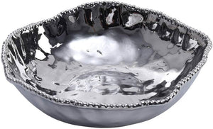Pampa Bay Oversized Serving Bowl - Silver