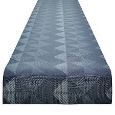 Chilewich Table Runner - Quilted Ink