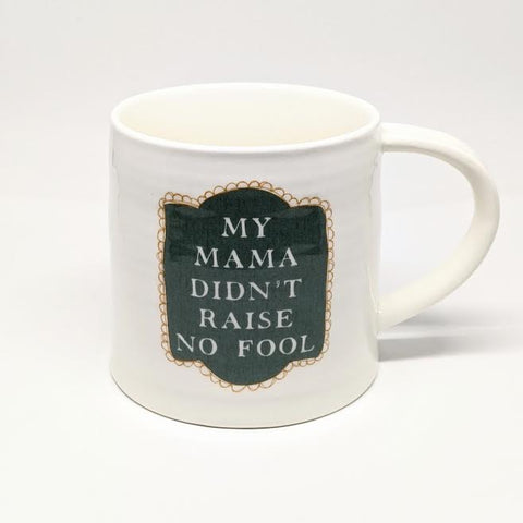 My Mama Didn't Raise No Fool Mug