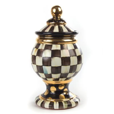 Courtly Check Globe Canister