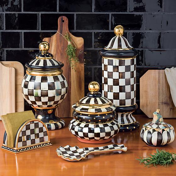 Courtly Check Groovy Canister