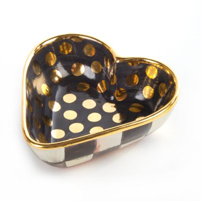 Courtly Check Heart Bowl Small