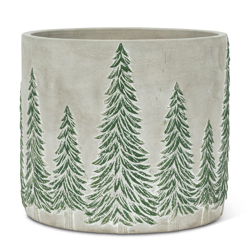 Snowy Tree Planter 6inch