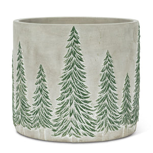 Snowy Tree Planter 6inch