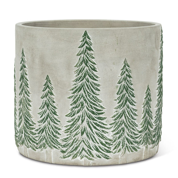 Snowy Tree Planter 6inch