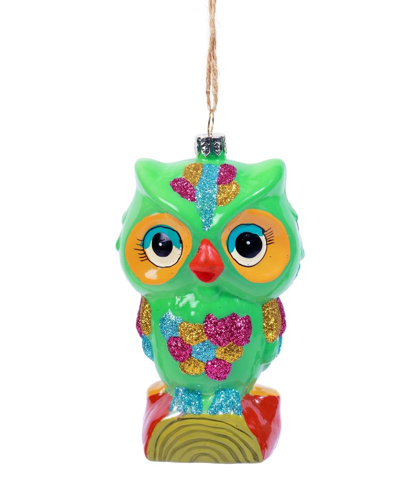 Retro Owl Ornament