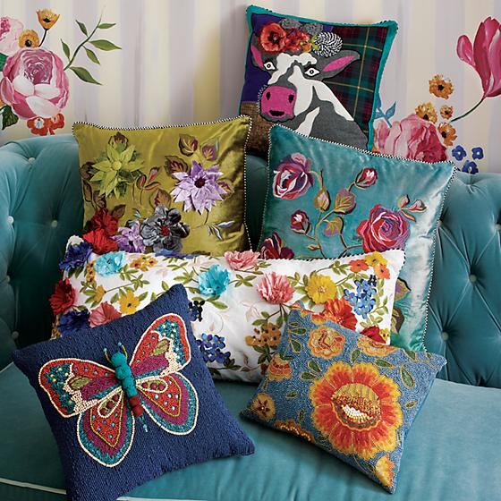 Boheme Butterfly Pillow