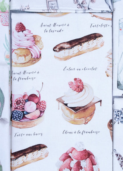 Heavenly Pastry French Tea Towel