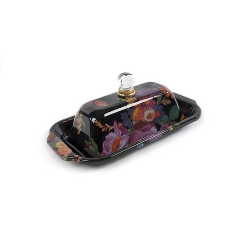 Flower Market Butter Box - Black