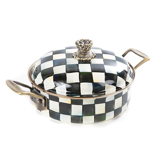 Courtly Check Enamel Casserole