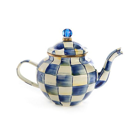 Royal Check Teapot - 4 Cup