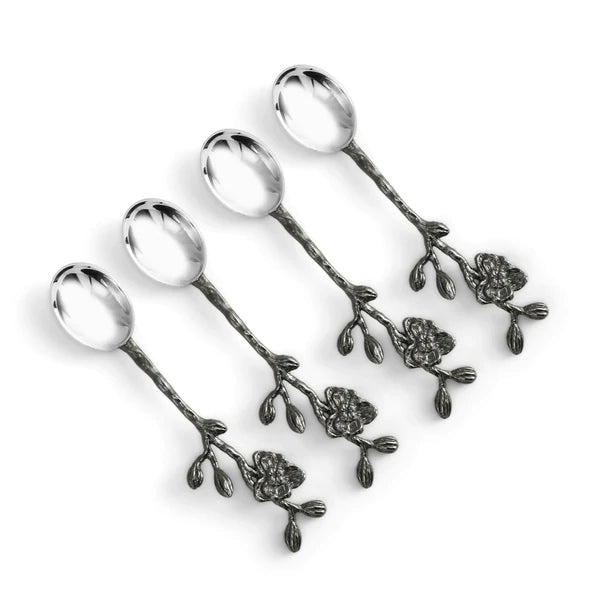 Black Orchid Hor D'oeuvres Spoon Set