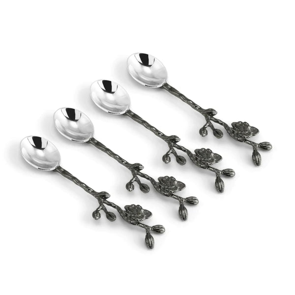 Black Orchid Hor D'oeuvres Spoon Set