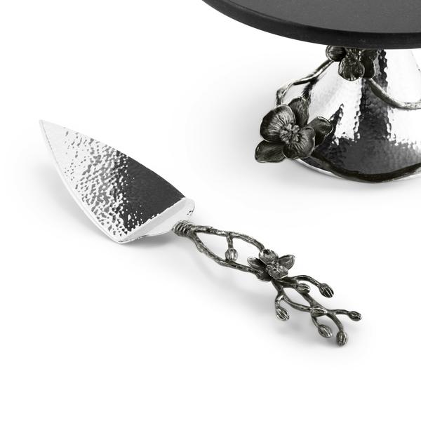 Black Orchid Cake Server