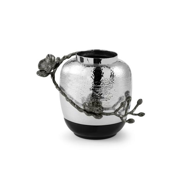 Black Orchid Small Marble Vase