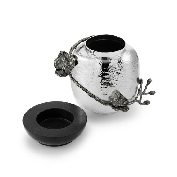 Black Orchid Small Marble Vase