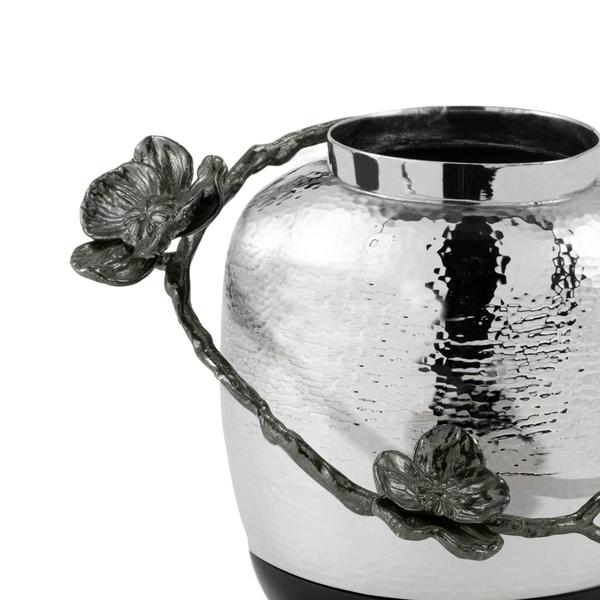 Black Orchid Small Marble Vase