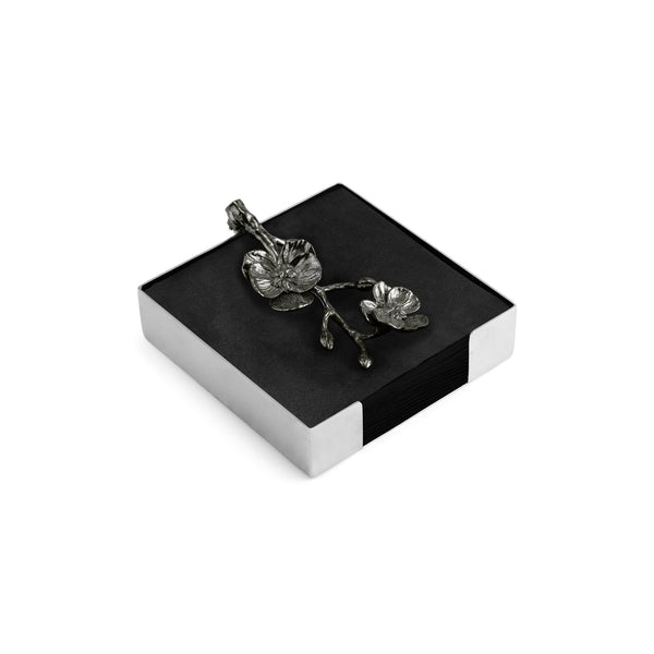 Black Orchid Cocktail Napkin Holder