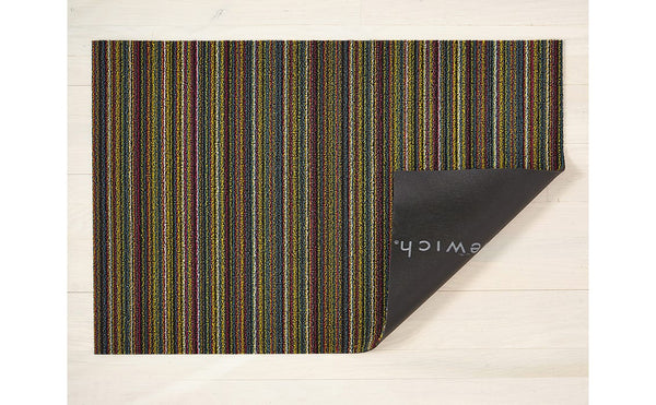 Skinny Stripe Shag Mats