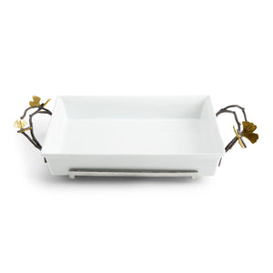 Butterfly Ginkgo Casserole Dish