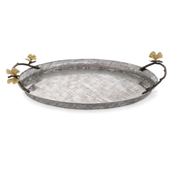 Butterfly Ginkgo Oval Tray