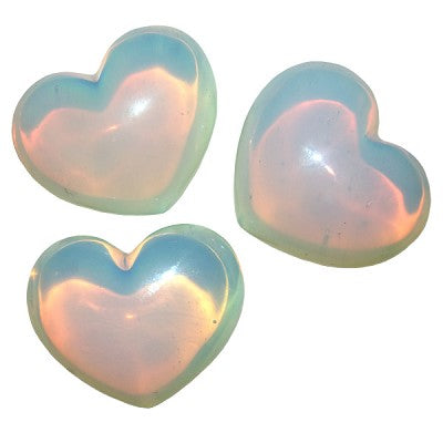 Puffy Opalite Heart