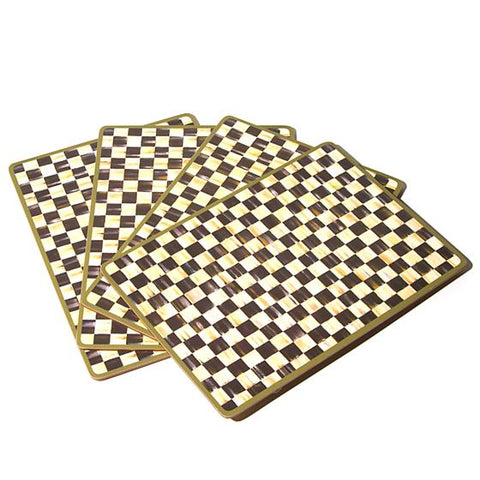 Courtly Check Cork Back Placemats - Set of 4