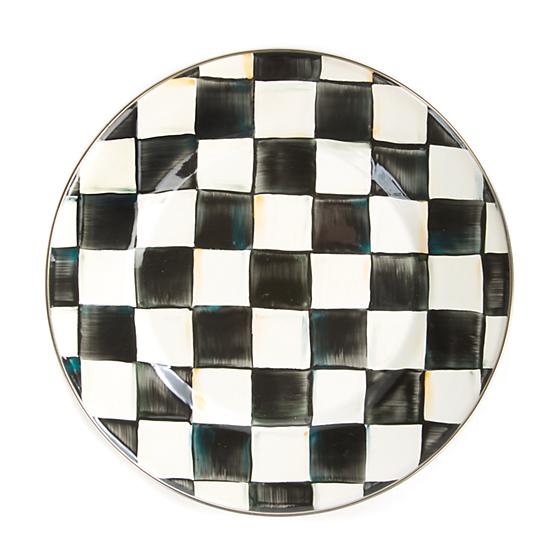 Courtly Check Enamel Plate