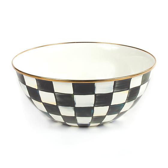 Courtly Check Enamel Everyday Bowl