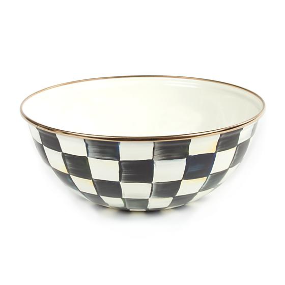 Courtly Check Enamel Everyday Bowl