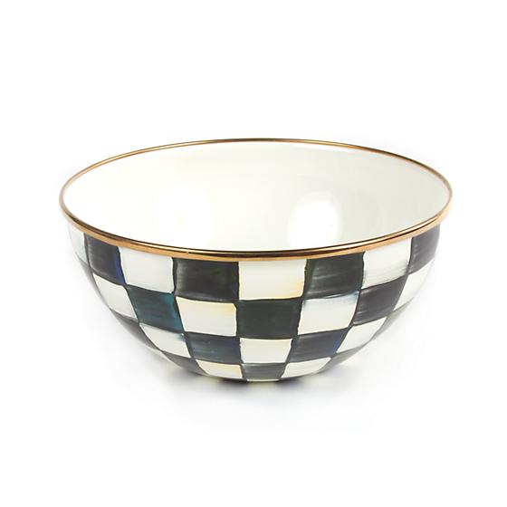 Courtly Check Enamel Everyday Bowl