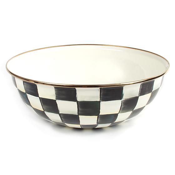 Courtly Check Enamel Everyday Bowl