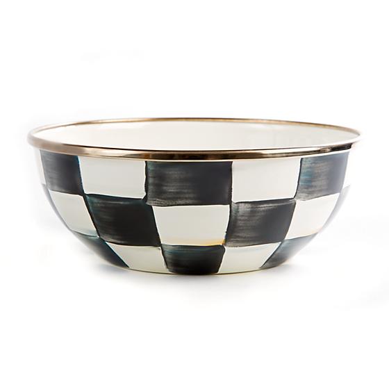 Courtly Check Enamel Everyday Bowl