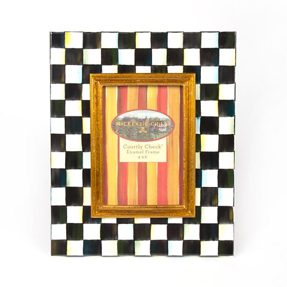 Courtly Check Enamel Frame