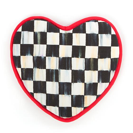 Courtly Check Heart Pot Holder