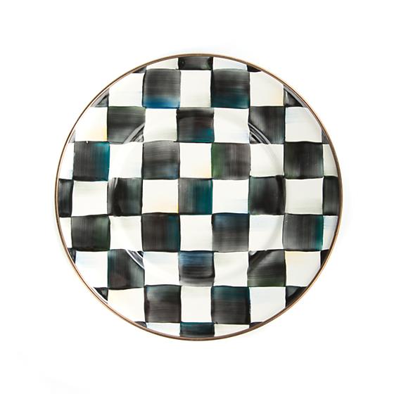Courtly Check Enamel Plate