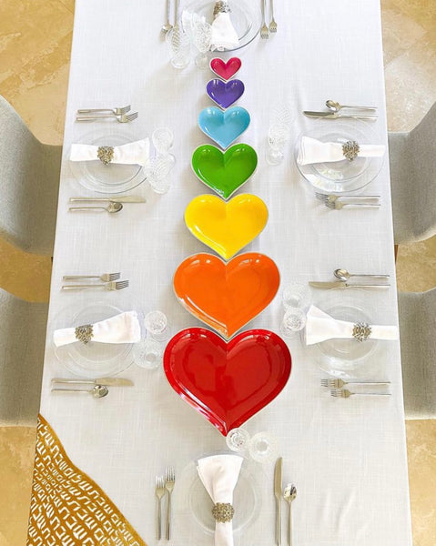 Rainbow Seven Hearts Set