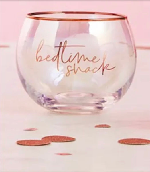 Bedtime Snack Glass