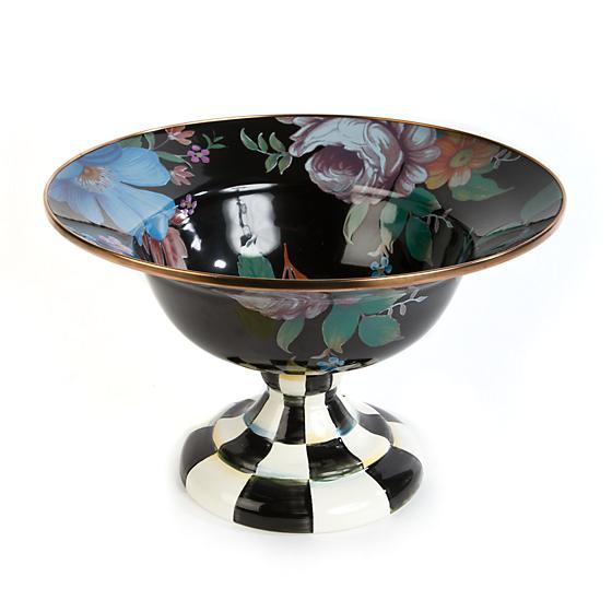 Flower Market Compote - Black