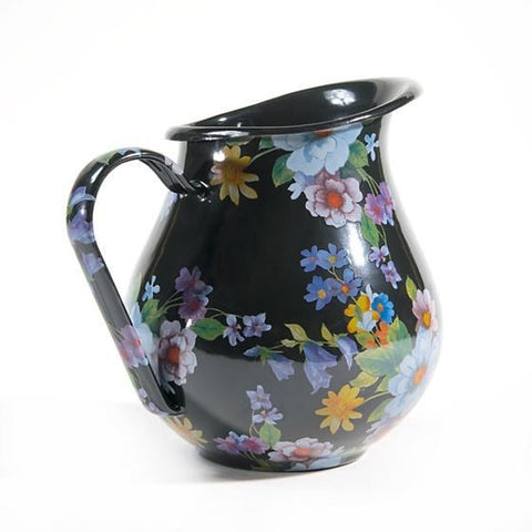 Flower Market Pitcher - Black
