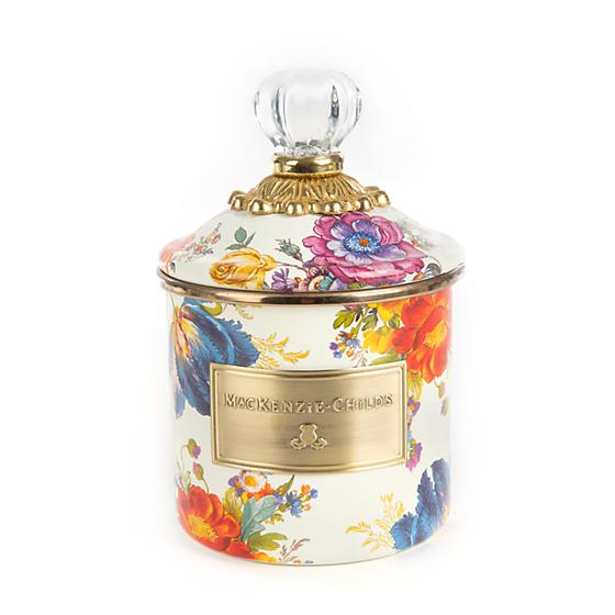 Flower Market Canister - White