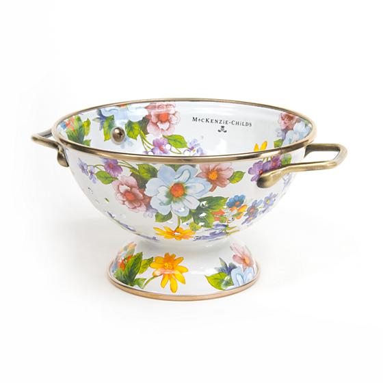 Flower Market Colander - White
